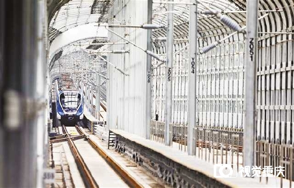 重庆首条市域（郊）铁路江跳线即将开通运营1