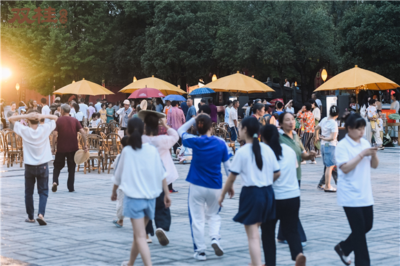 热闹的素食集市。活动主办方供图 华龙网发