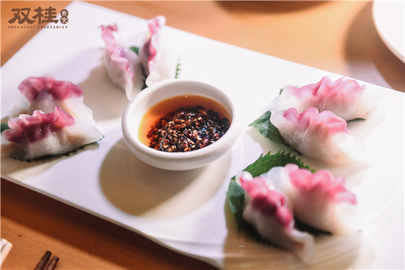 精致的紫冠玉饺。活动主办方供图 华龙网发