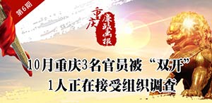 【廉政画报】10月重庆3名官员被“双开”