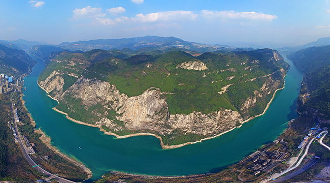 无人机之旅|航拍乌江三门峡小溪口 定格山水画廊之美