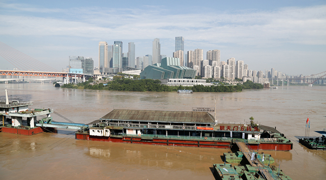 长江2020年第4号洪水今日将过境重庆主城