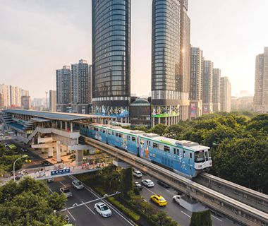 2021首屆重慶軌道交通攝影大賽優秀獎《軌道交通2號線》