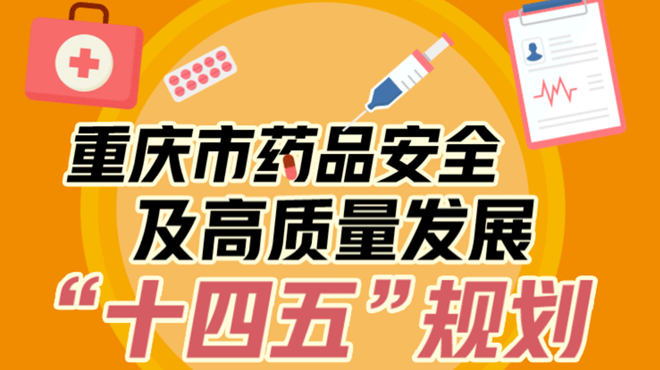 重庆市药品安全及高质量发展“十四五”规划
