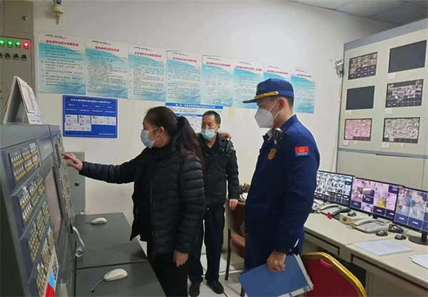 渝北消防检查大型商业综合体消防安全