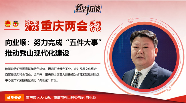 向业顺：努力完成“五件大事” 推动秀山现代化建设